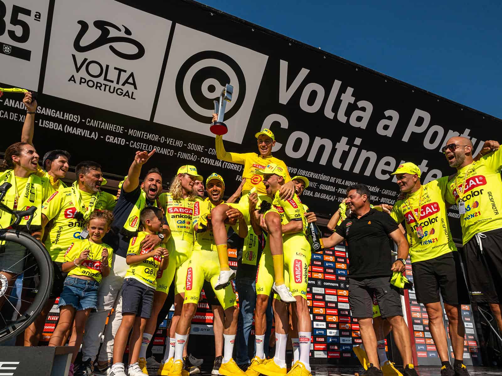 Artem Nych, del Sabgal Anicolor, vencedor de la 85ª Volta a Portugal