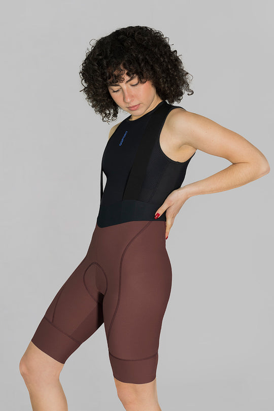 Women's Pro Team Rust Bib Short