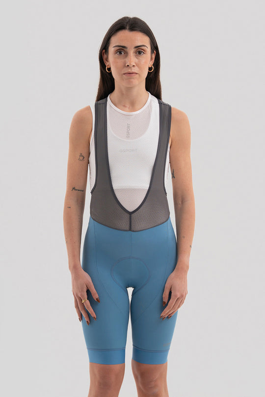 culotte de ciclismo para mujer color azul claro