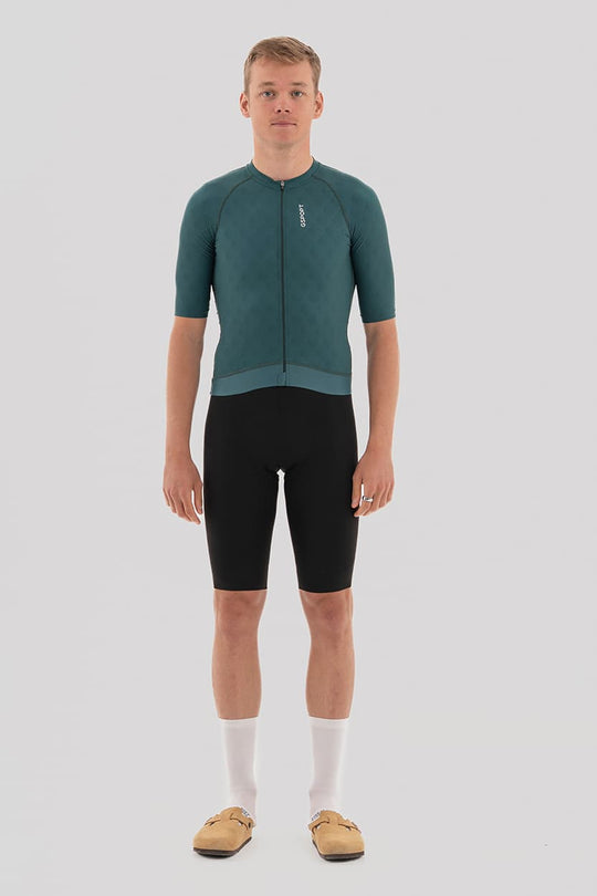 maillot de ciclismo color verde