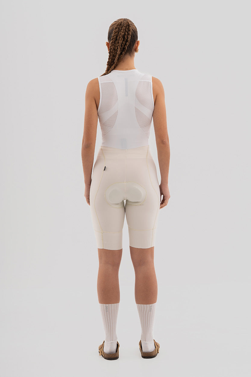 Women's Pro Team Almond Bib Short
