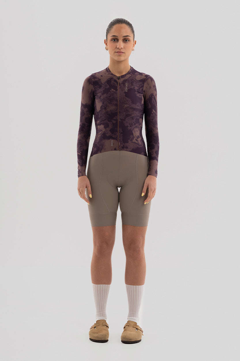 Maillot Aero Marble ML Femme