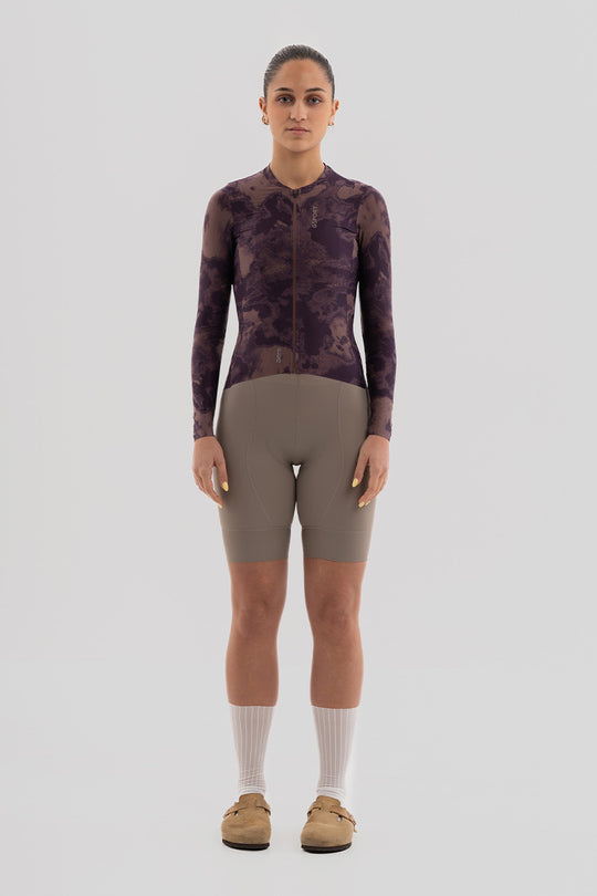 Maillot Aero Marble ML Femme