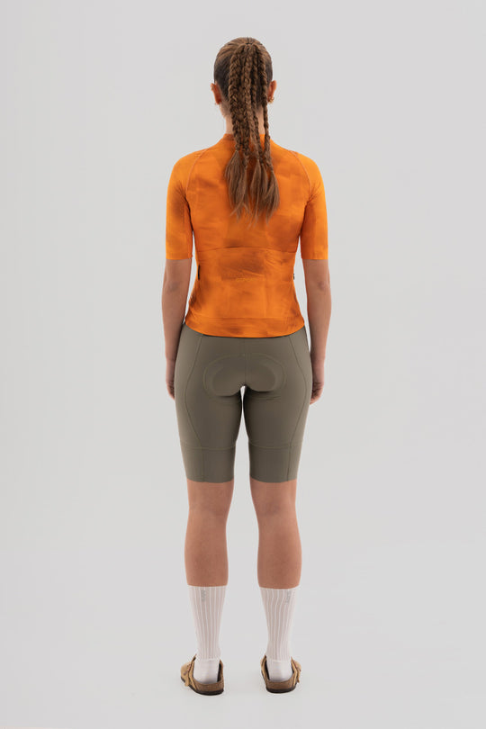 Maillot Pro Team Tangerine Femme