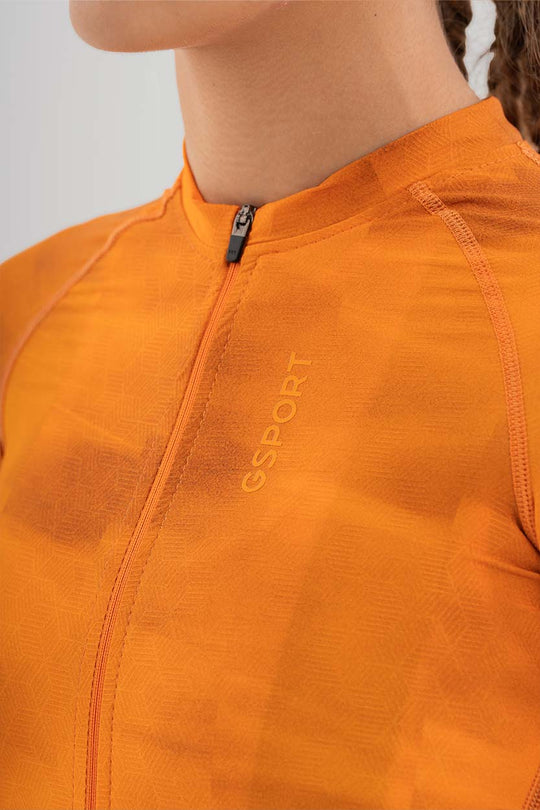 Maillot Pro Team Tangerine Femme