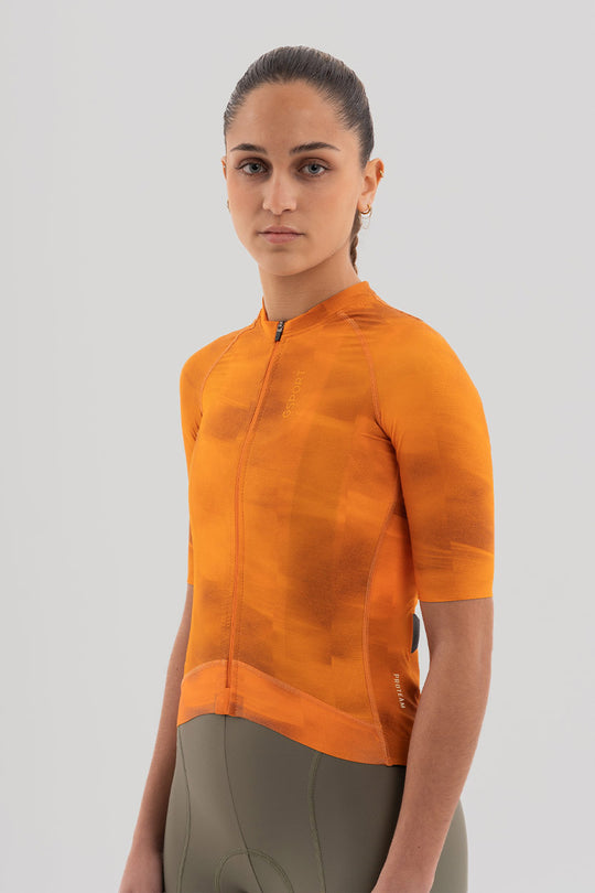 Maillot Pro Team Tangerine Femme
