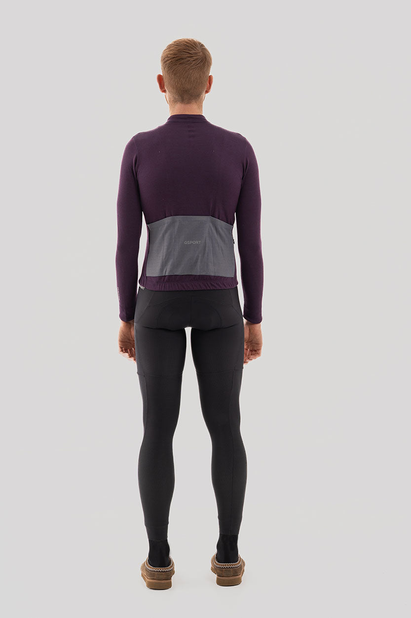 Maillot Active Merino Prugna