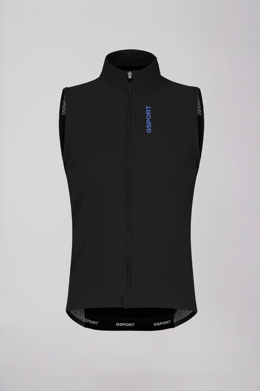 Chaleco gsport pro team bolsillos traseros cómodo mujer cremallera bolsillos