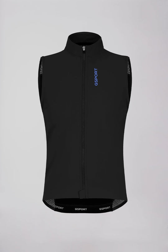 Chaleco gsport pro team bolsillos traseros cómodo mujer cremallera bolsillos