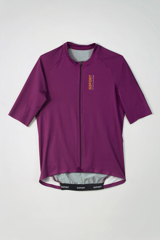 prendas de ciclismo d egsport. maillor pto team g power hombre morado