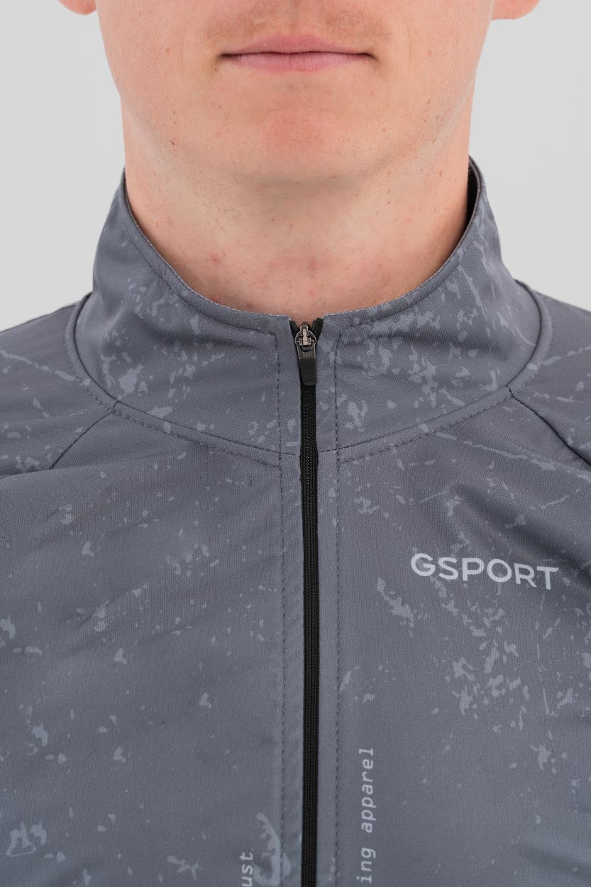 chubasquero lightweight custom cortavientos cremallera invertida gsport hombre